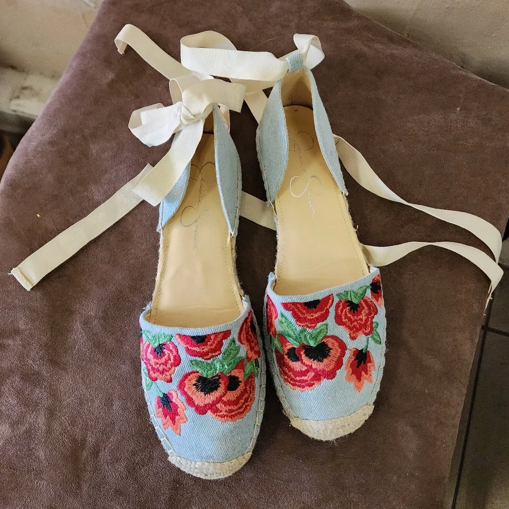 Jessica Simpson Fippo Espadrille Flats size 7